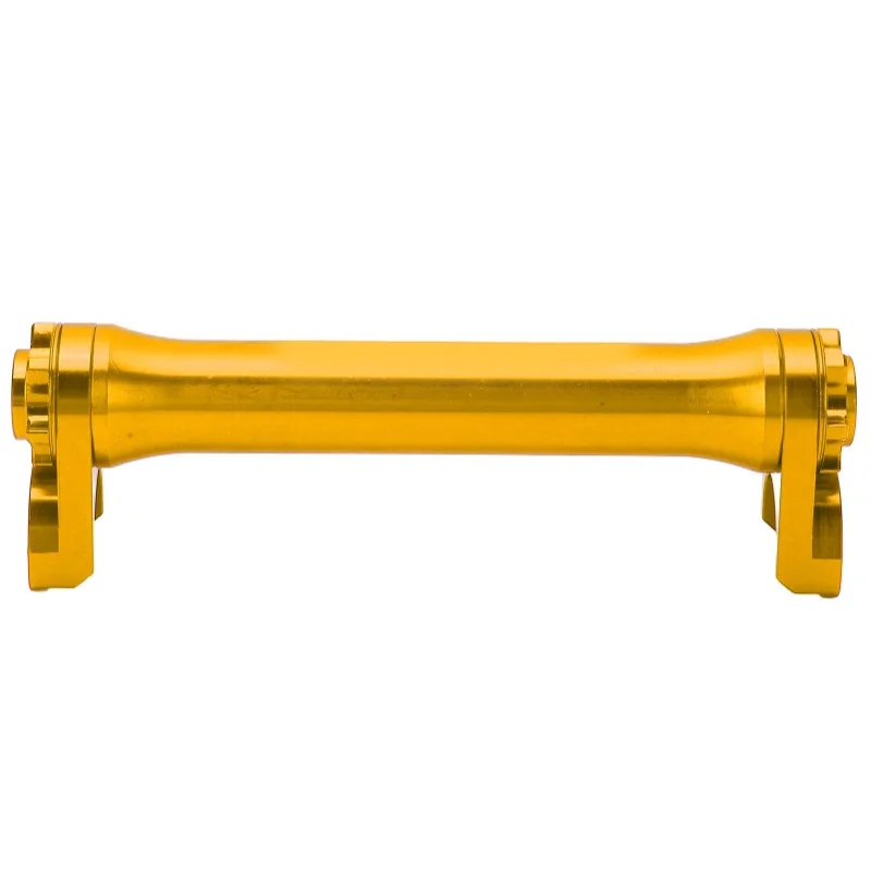 

Aluminum Alloy Easy Wheel Extension Telescopic Bar For Brompton 3sixty Folding Bike 124mm Contraction LengthSilver