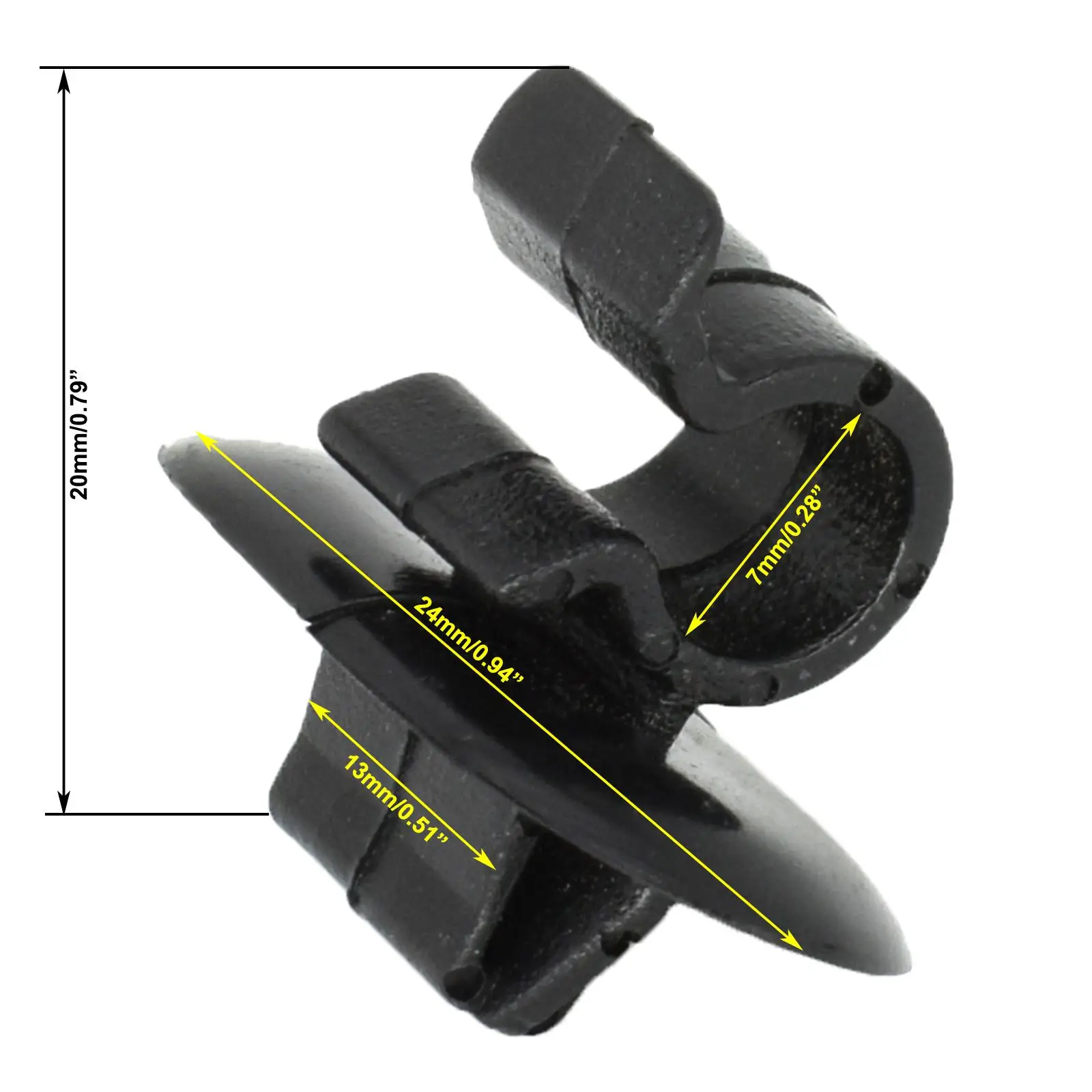 2x Hood Bonnet Rod Support Prop Clip Stay Clamp Holder 792834 For Citroen C2 C3 C4 C5 AX Berlingo B9 Eurovans Evasion Retainer