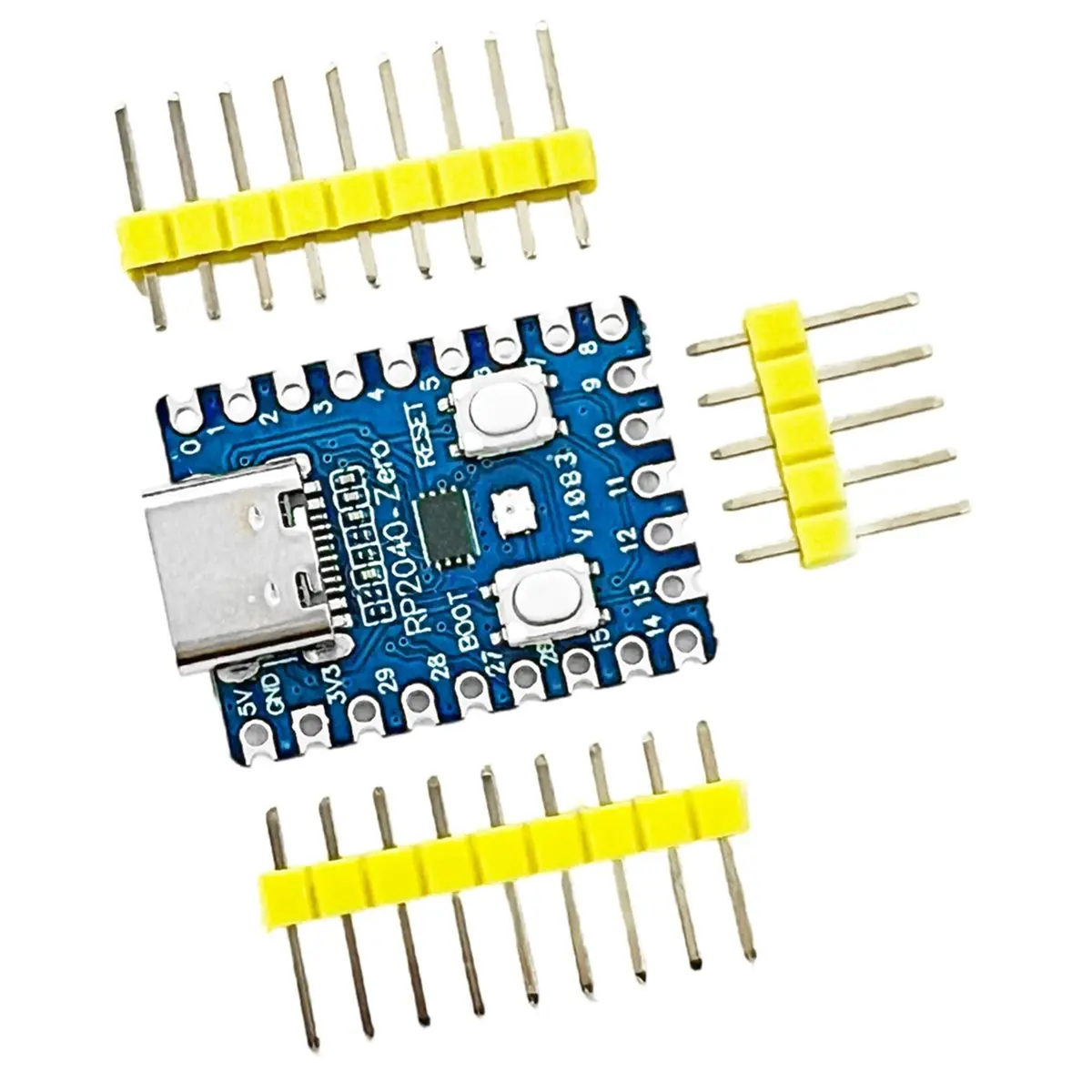 New Electronics 5PCS RP2040-Zero for Microcontroller Development Board Dual-Core M0+ Processor 2MB Flash XCW