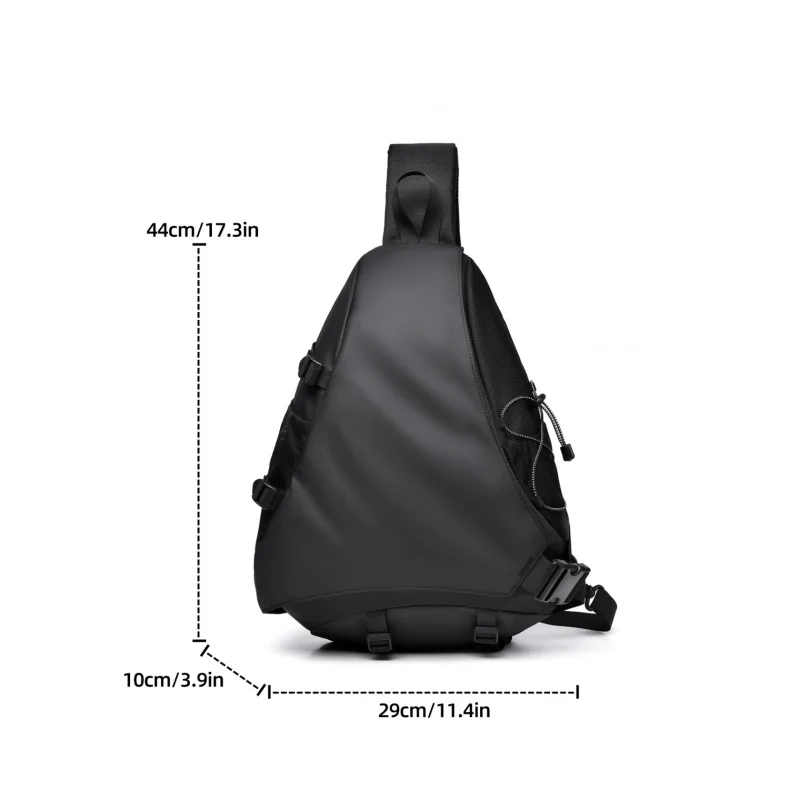 Outdoor sports and leisure water-repellent men's and women's bags，Chest Bag，Large Capacity