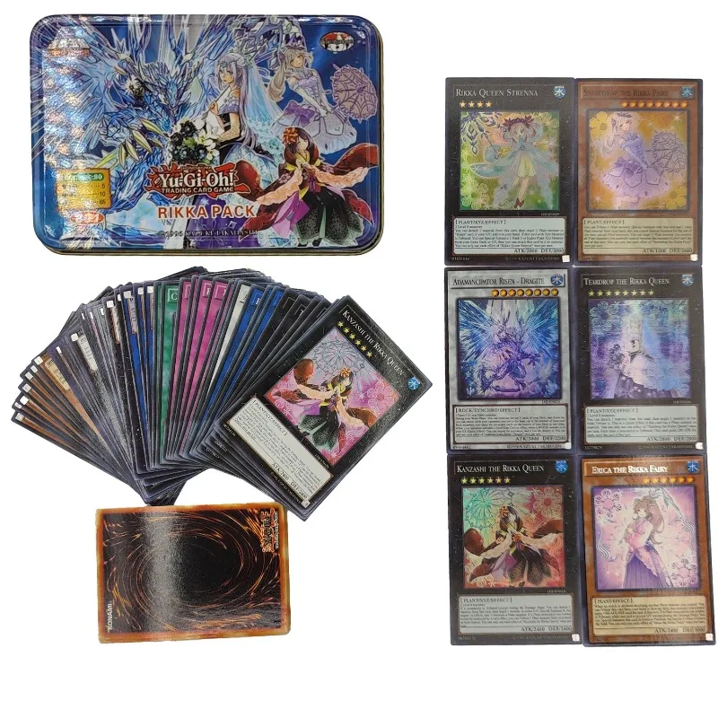 Yu Gi Oh Cards KAIBA PACK 3 Card Deck English TCG Holographic Golden White Dragon Duel Game Collection Card with Tin Box