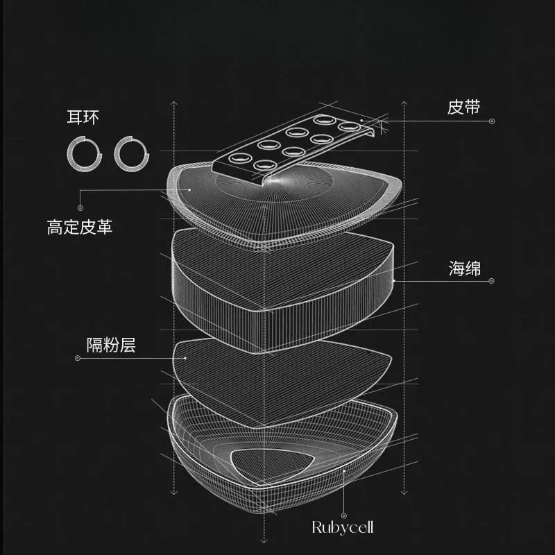 2 個入り Lishu パンク ブラック パイナップル デザイン パウダー パフ エア クッション 両用 ウェット/ドライ ウルトラ ソフト メイクアップ エッグ