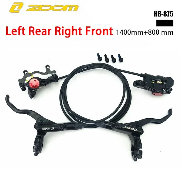 ZOOM HB875 MTB Fiets Hydraulische Schijfrem Set 800/1400mm Links Voor/Rechts Achter Mountainbike oliedruk