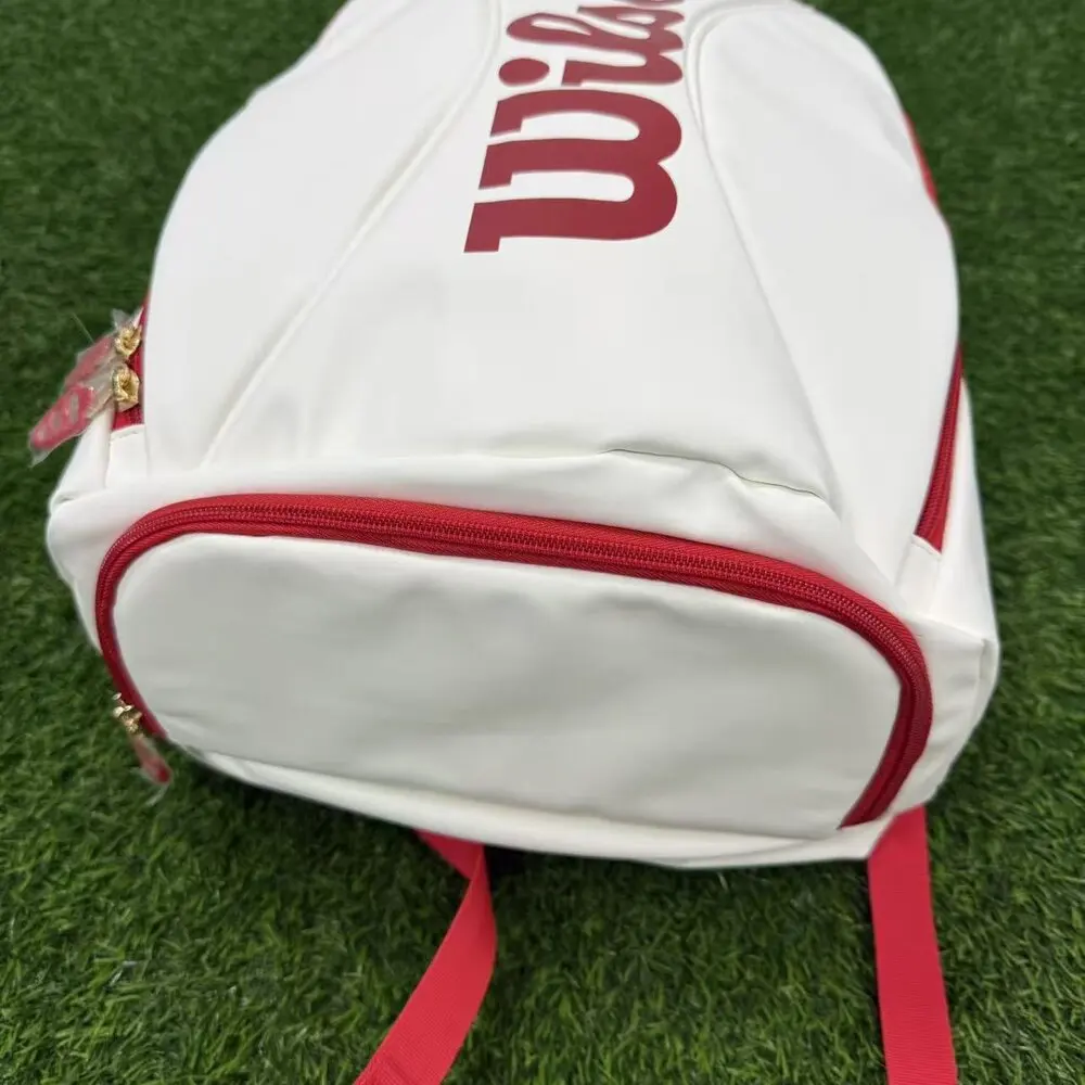 Wilson 100th Anniversary Tennis Backpack High-Capacity Holds 2Tennis Rackets Men Women Sports Backpack