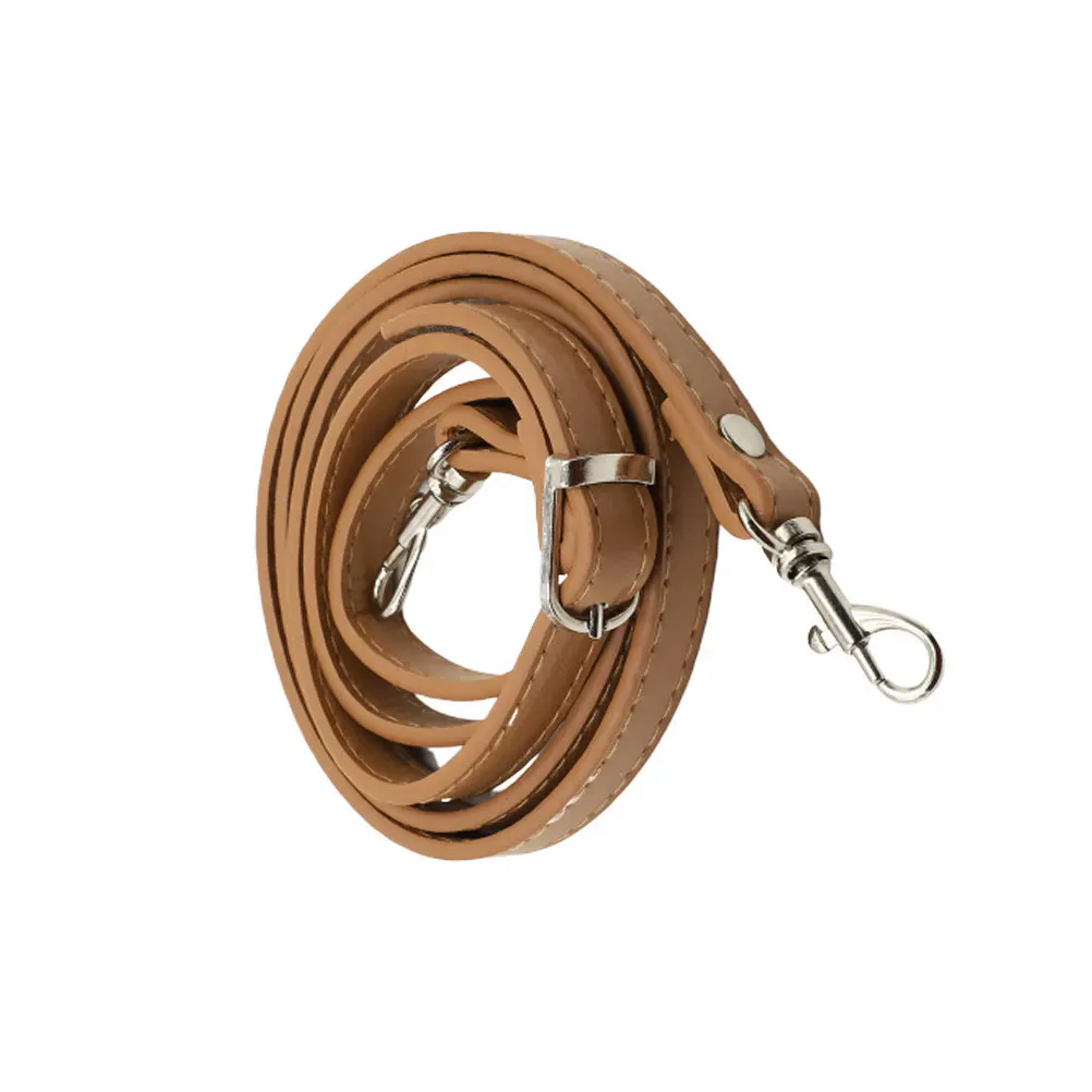 

PU Synthetic Woman Bag Strap Adjustable Shoulder Replacement Strap 120cm DIY Crossbody Handbag Belt Yellow