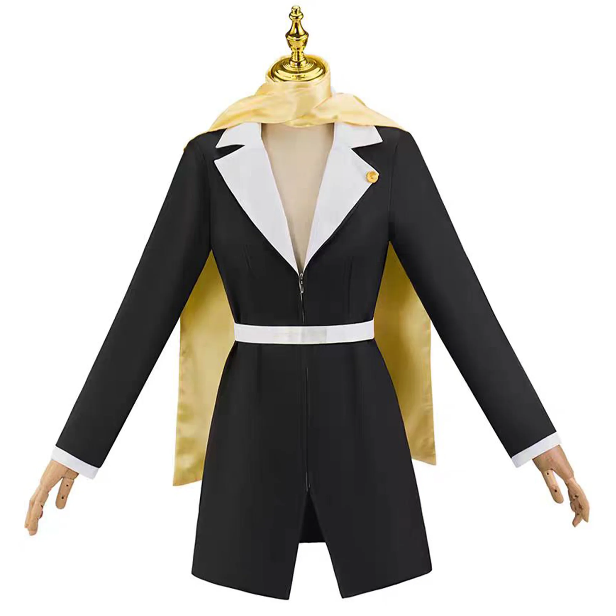 

Миа Фей Косплей Ace Attorney Chihiro Ayasato Костюм Вечерняя форма с шарфом 2025