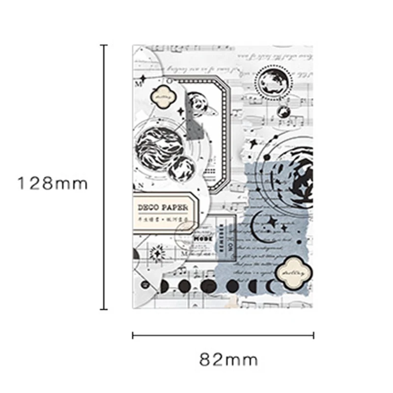 20 Chiếc Axít Sulfuric Ghi Nhớ Chất Liệu Giấy Gói Chữ Tài Khoản Chất Liệu Retro Dán Xách Tay Đựng Văn Phòng Phẩm Trang Trí 128*82Mm