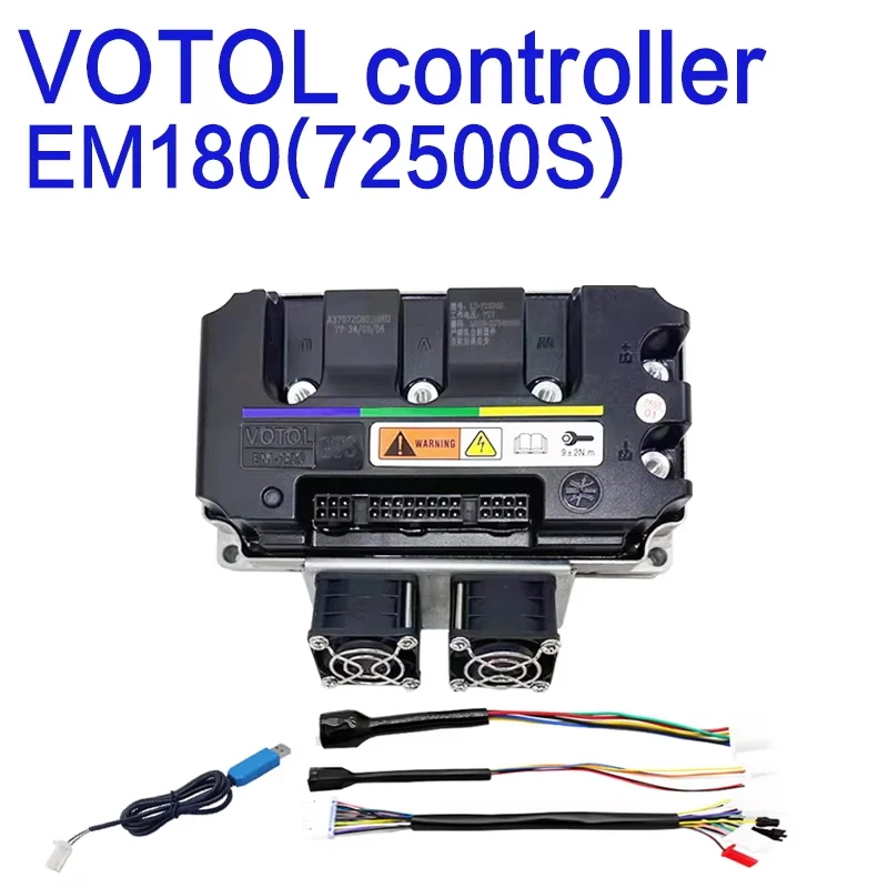 VOTOL EM180GTS 72500S 400A/500A Electric vehicle Motorcycle 72V sine wave motor controller and equipped with cooling fan