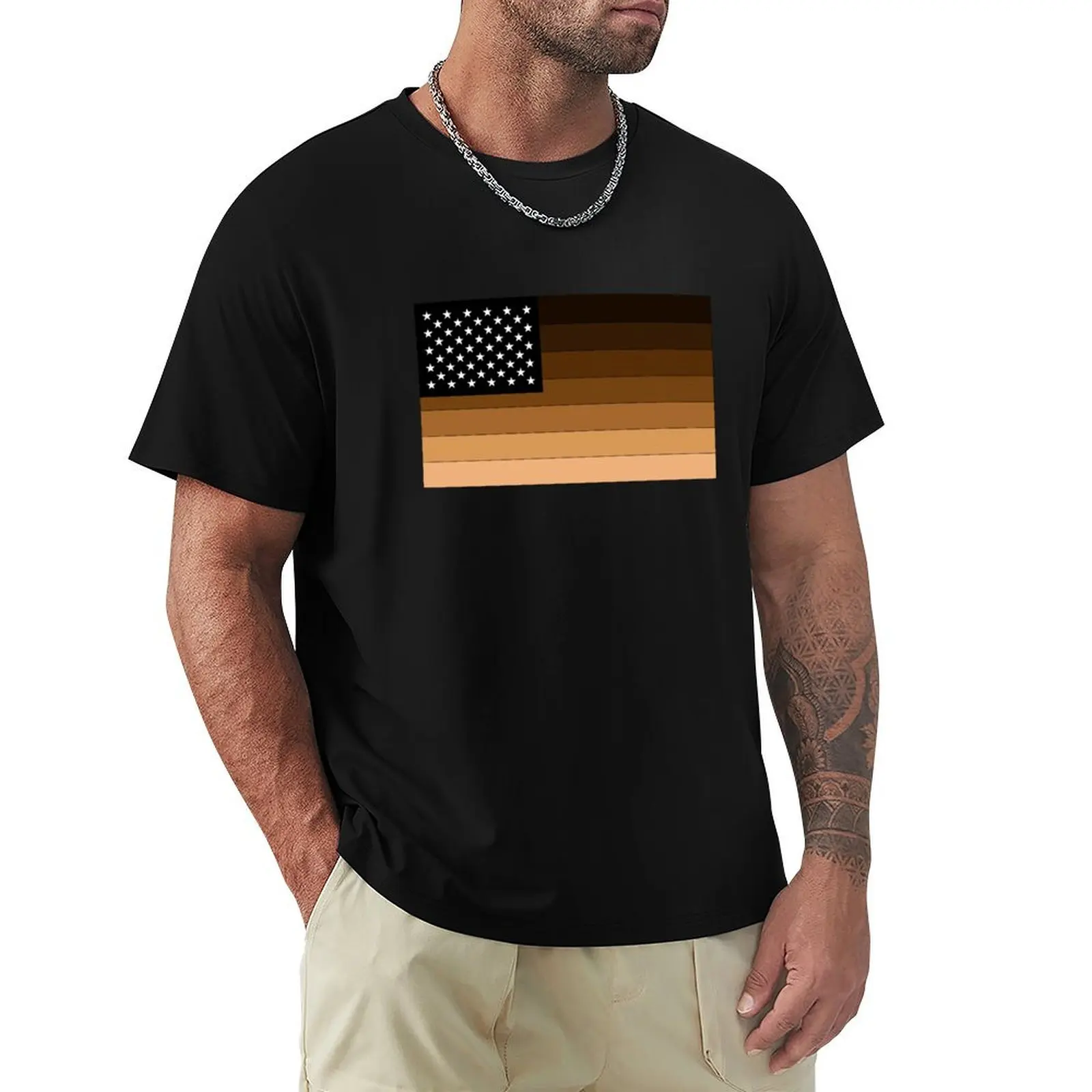 T-shirt à manches courtes décontracté avec drapeau Unity, assorti à tout