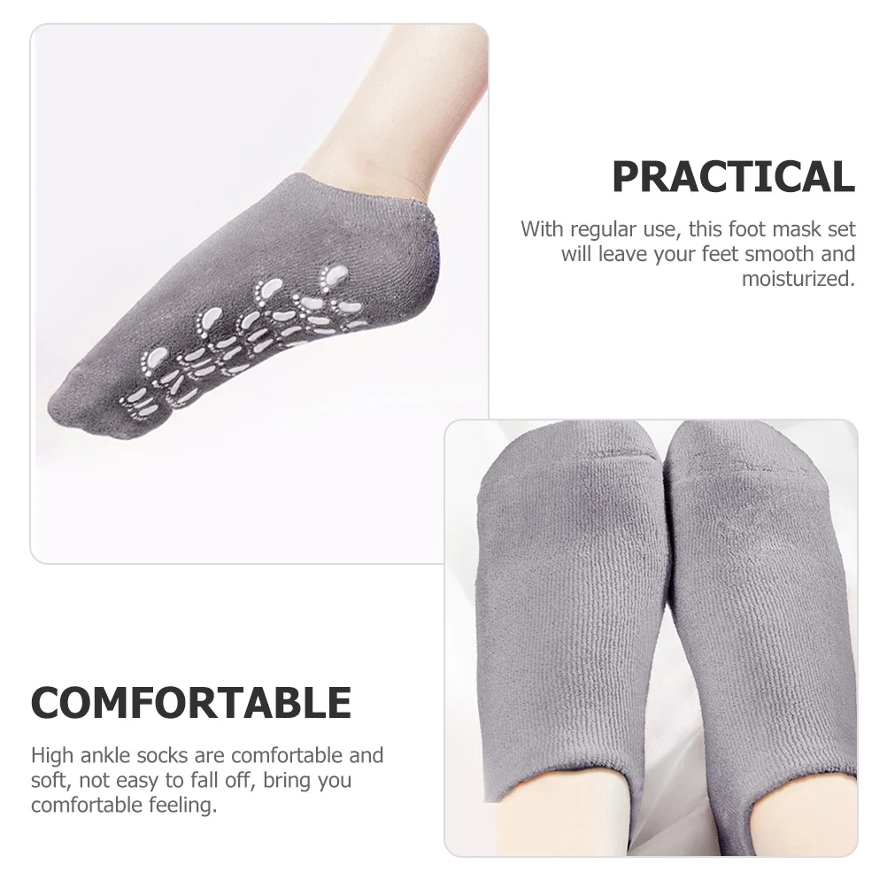 

1 Pair Moisturizing For Feet Care Gel Socks Dry Cracked Feet Repair Foot Spa Socks Women Foot Nursing Tools