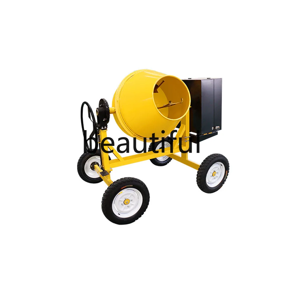 

350 type hand push concrete mixer construction site mortar soil vertical mixer