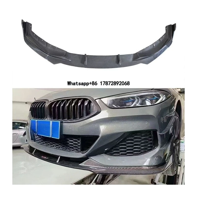 

Z for 8 Series G14 G15 840 850 2019 T Style Dry Carbon Fiber Universal Rear Spoiler Front Bumper Lip Diffuser Body Kit