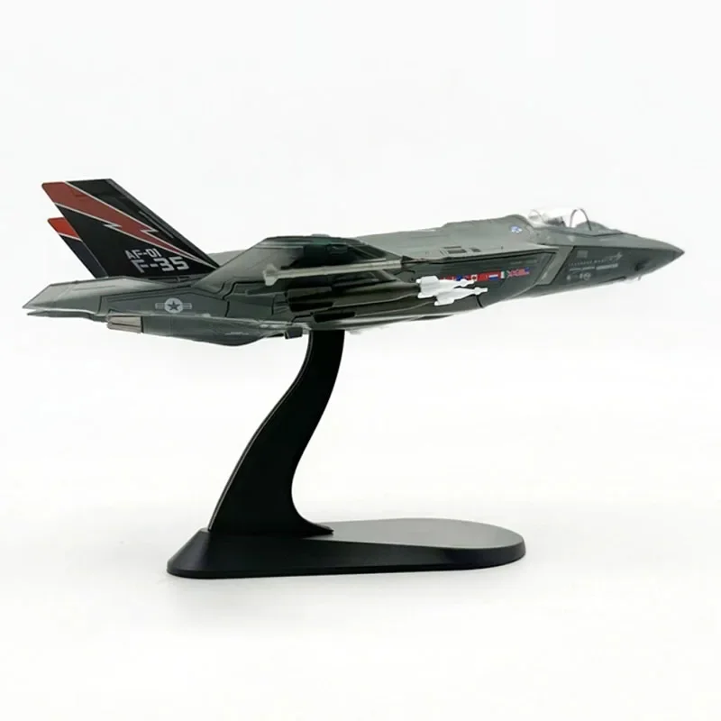 1/72 Acale USAF F35 F-35A البرق II طائرة مقاتلة طائرة دييكاست سبيكة معدنية لعبة مجسمة لوضع الطيران جمع