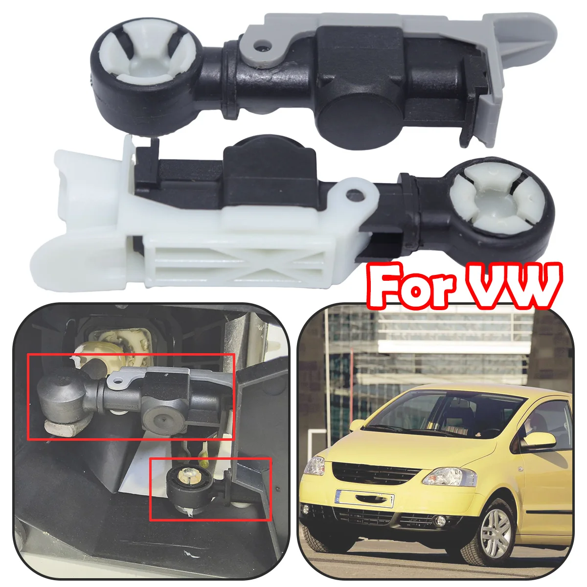 

For VW FOX 5Z Van EU Africa Shift Linkage Lever Cable Bowden Catch Terminal Selection Gearbox Cable Stop Support Car Accessories