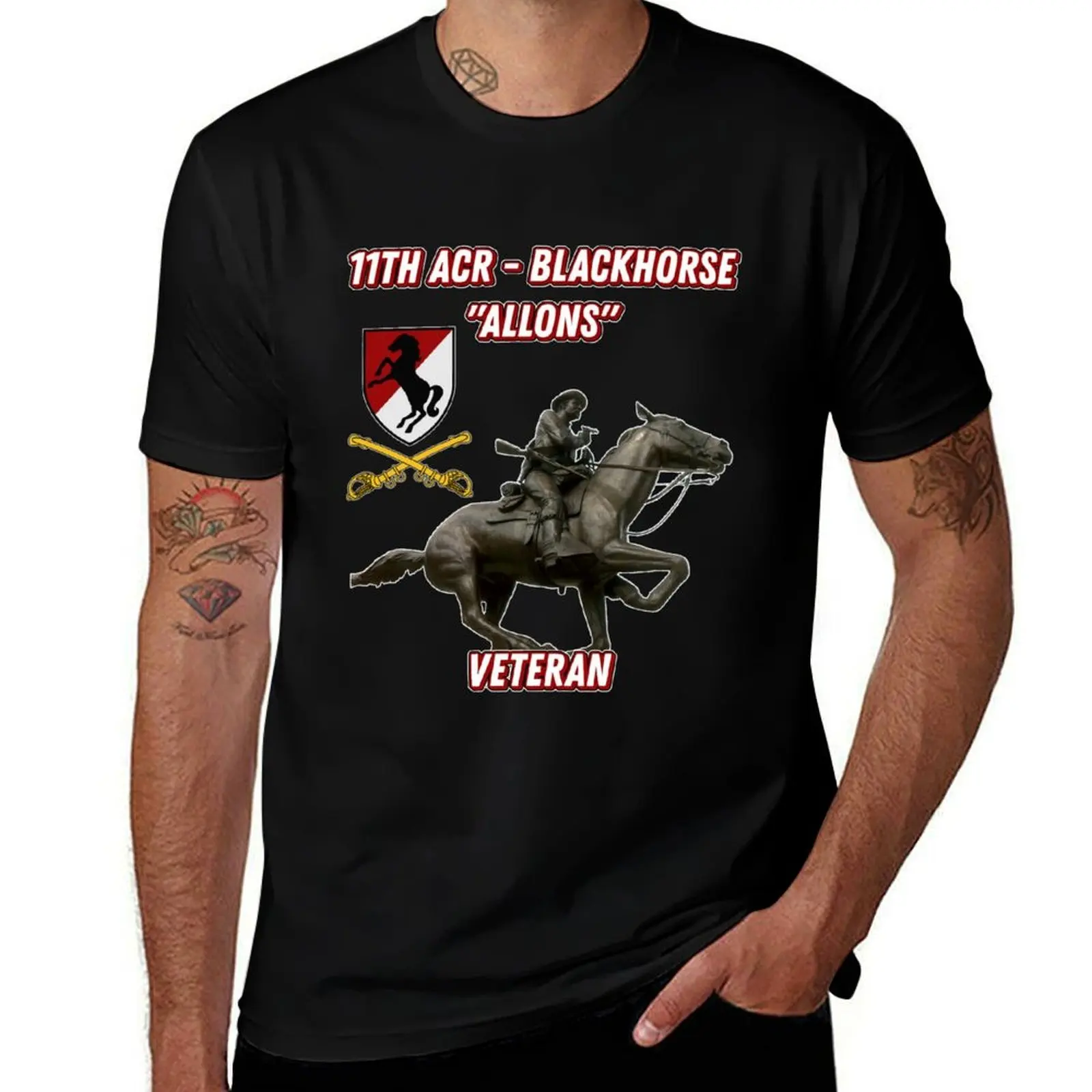 

11th Armored Cavalry Regiment - for 11th ACR vets T-Shirt man t shirts graphic t shirt man designer T-Shirt