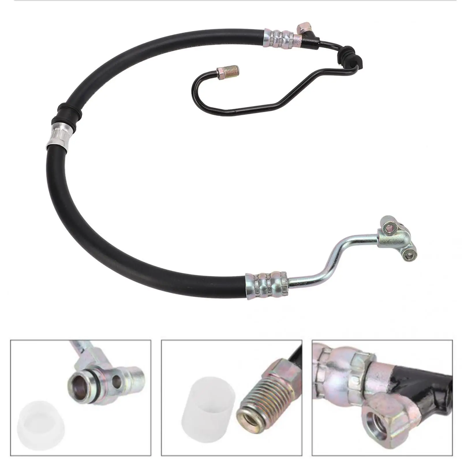 53713 S84 A04 Heat Resistant Power Steering Pressure Line Power Steering Pressure Hose Male Inverted Flare End for repairing