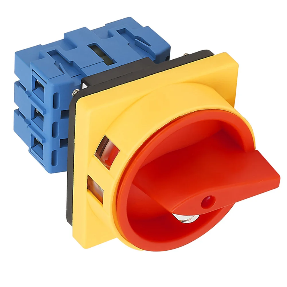 SZD11-25 3-phase 3-wire Rotary Cam Switch 25A Main Control Load Circuit Breaker For Air Conditioning, Water Pump Systems