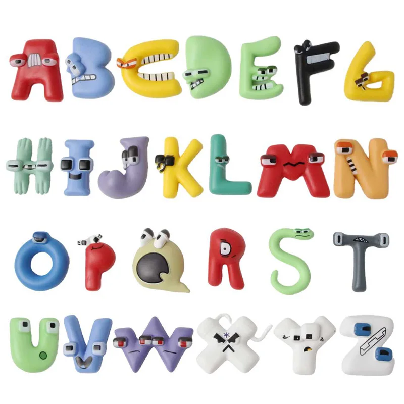 

Super New Product Alphabet Legend 26 Q-Version Cute Little Letter Series Model Ornaments