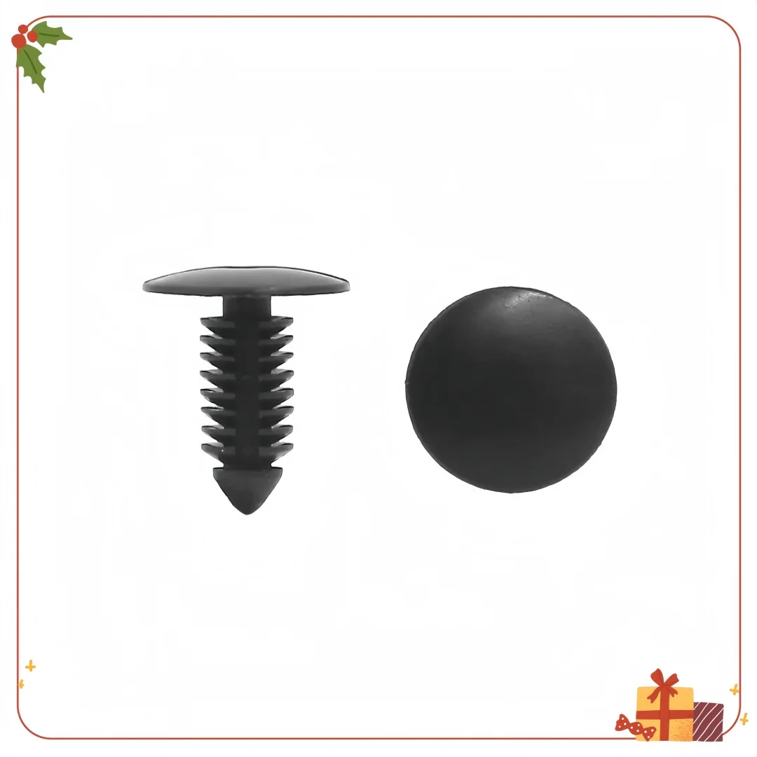 200 قطعة سيارة البلاستيك تقليم التمهيد المسامير دفع كليب السحابة ، 6.4 مللي متر ثقب دفع التجنيب الوفير الحاجز درع كليب