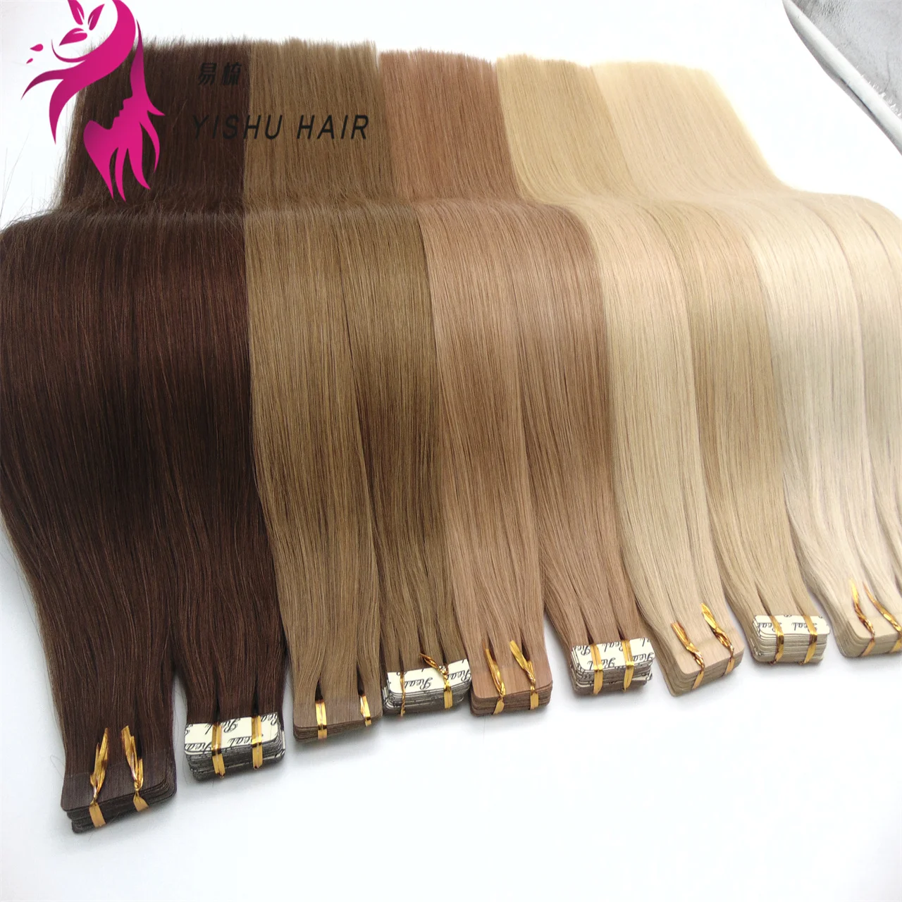 Tape in Hair Extension Raw Vir - огляд і ціна Invisible Tape In Extensions Real Hair