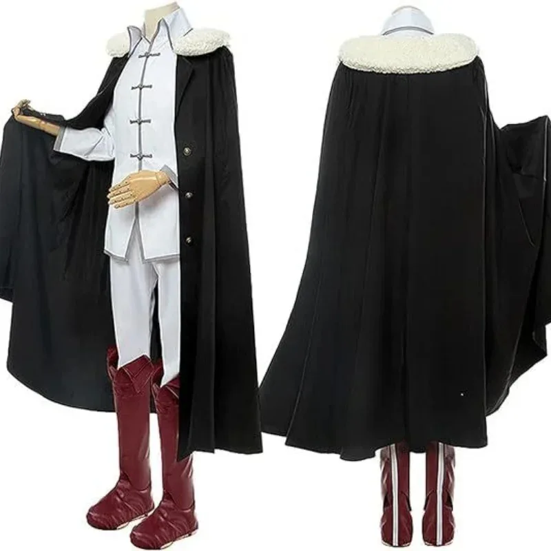 Anime Bungo Stray Dogs Fyodor Dostoevsky Kostum Fyodor Cosplay Men's Cloak Halloween Carnival Party Performance Set