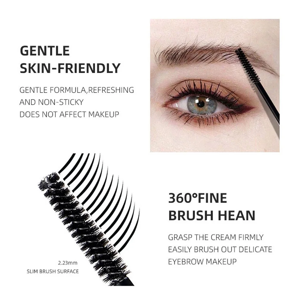 جل تصفيف الحواجب عالي الجودة مقاوم للماء يدوم طويلاً، جل حواجب شفاف لنحت الحواجب