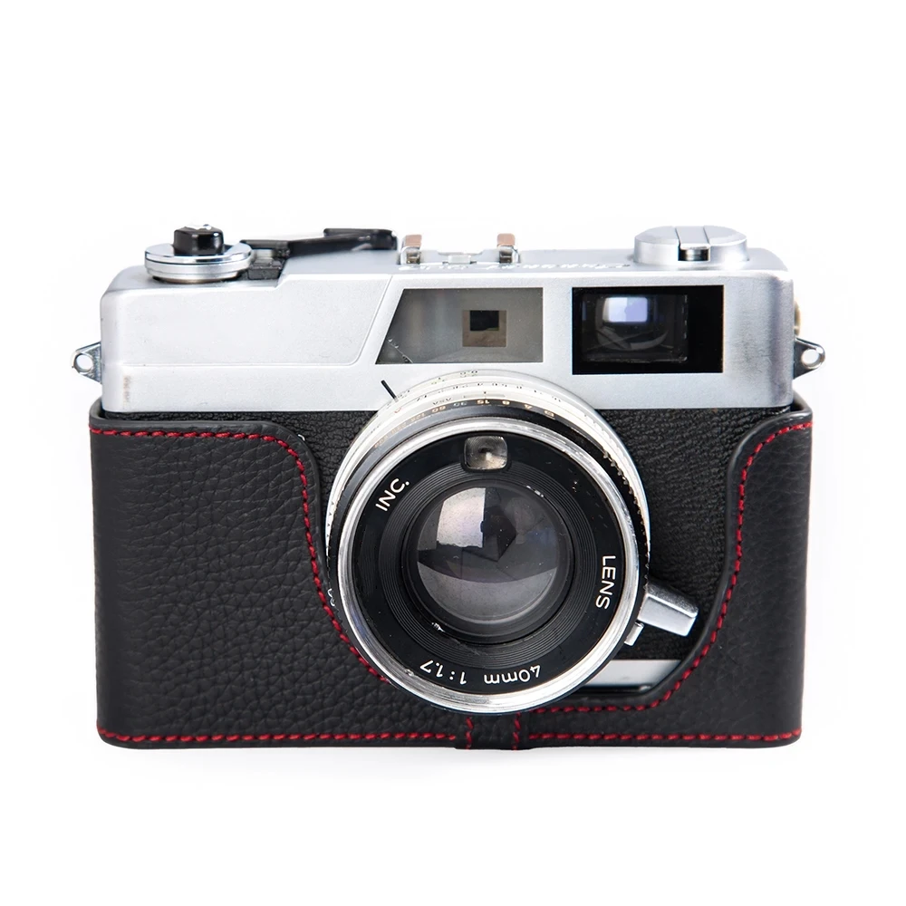 For Canon QL17 II/17 III QL19 II/19 III Case Leather Camera Bag