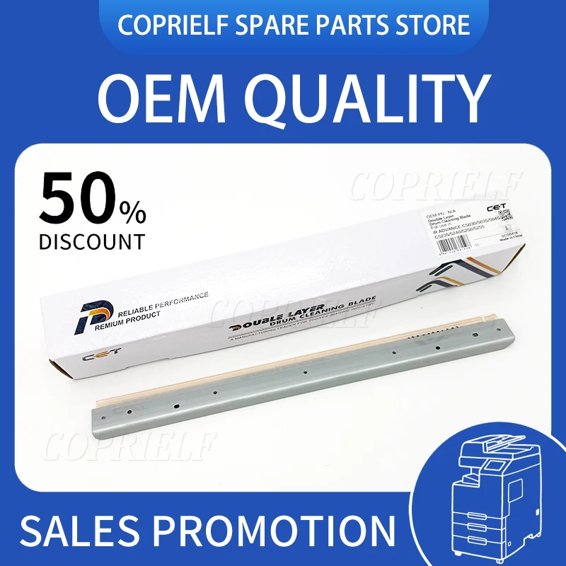 For CET Double Layer Drum Cleaning Blade (For New Version) CET281065 For Canon iRC5030 C5035 C5045 C5051 C5235 C5240 C5250 C5255