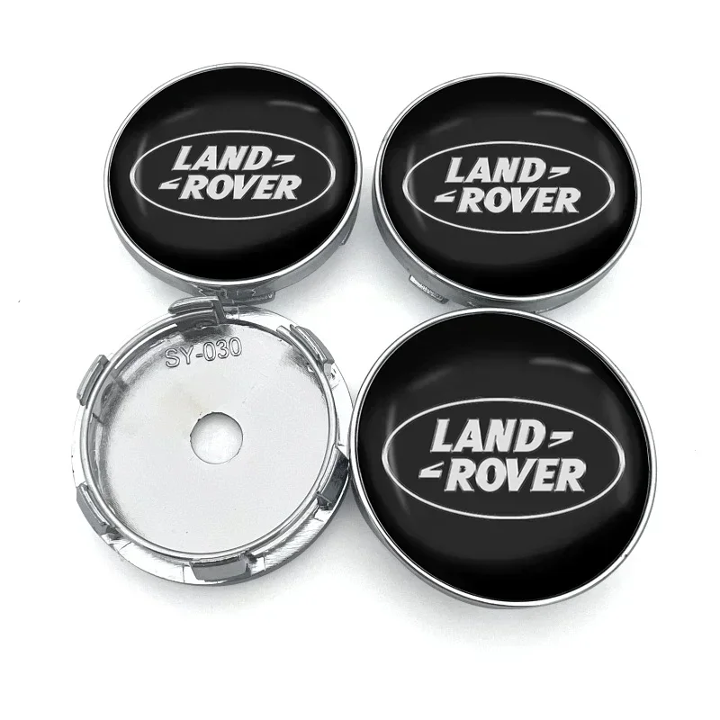 4Pcs 56/60mm Car Wheel Center Hub Caps Sticker Emblem Accessories For Land Rover Range Rover Sport Evoque Discovery 3 4 5 Freela