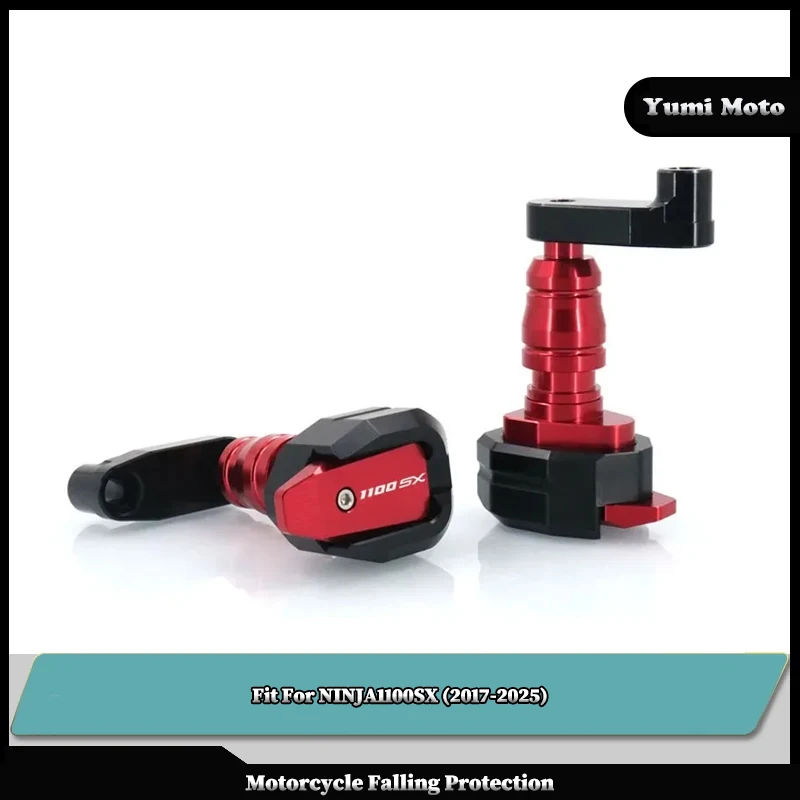 

Защита от падений для мотоцикла KAWASAKI NINJA 1000SX 2025: слайдер рамы, защита обтекателя, противоударная накладка