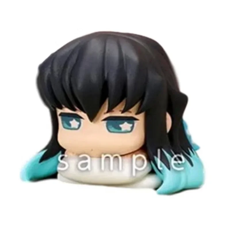 Anime Demon Slayer Gashapon Kamado Nezuko Iguro Obanai Kanroji Mitsuri Christmas Gifts Genuine Action Figure Model Toys