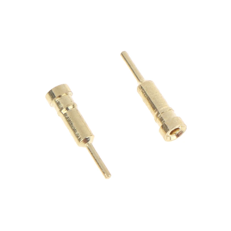 50Pcs Gold Nixie/VFD Tube Socket Replacement Parts Female Pin 0.8mm Diameter For IN-14 IN-16 QS18-12 QS16 YS13-3
