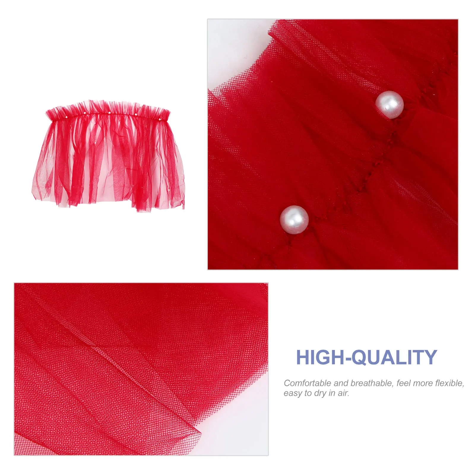 

1 pc Gauze Shawl Bridal Cloak Wedding Dress Gauze Shawl Scarf Fashionable Wrap Lightweight Easy Clean All Season Use