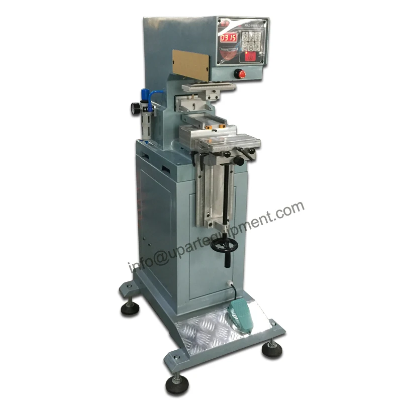 High Precision One Color Closed Ink Cup Pad Printer Auto Keys Pad Printing Machine For Logo And Labels