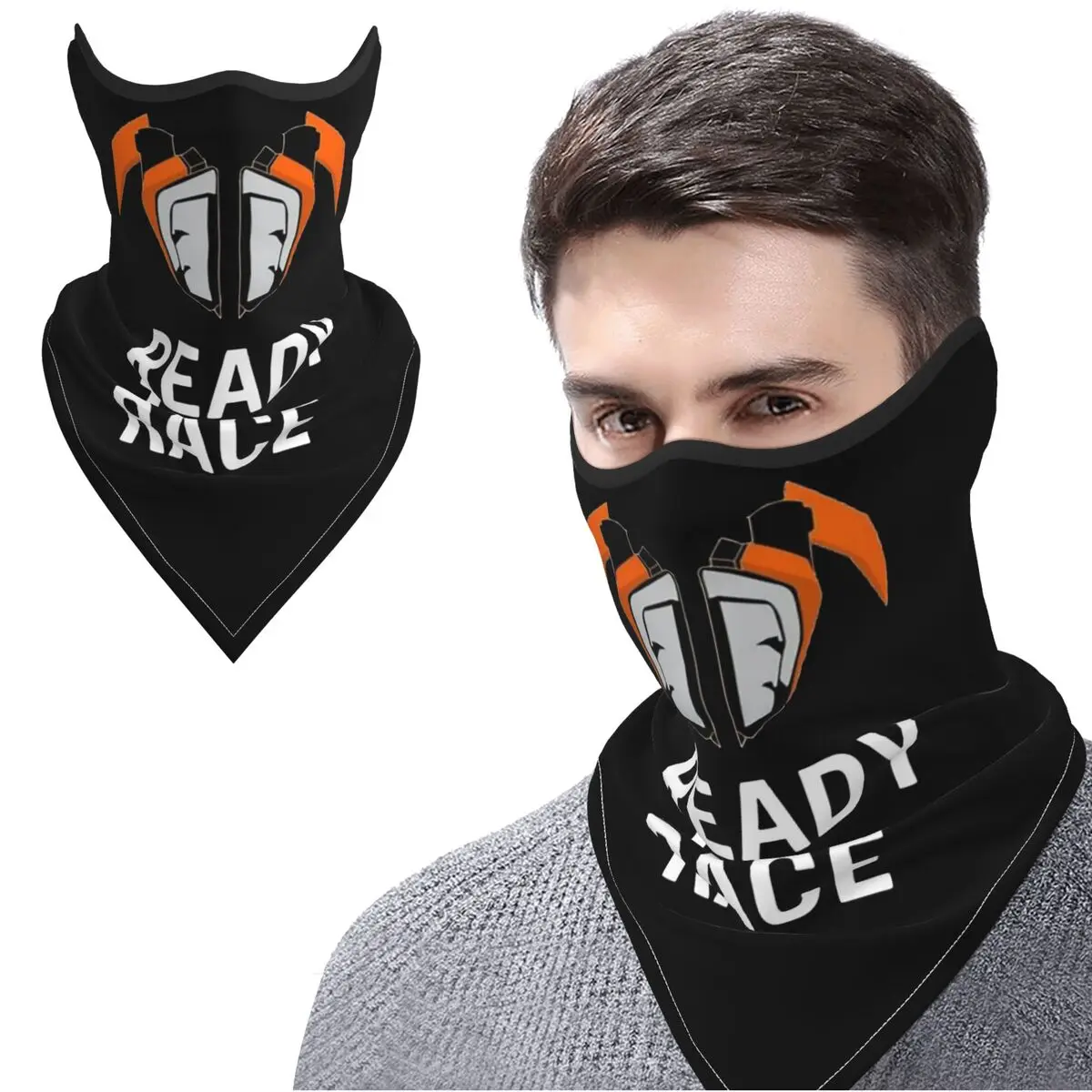 Summer Ready To Race Motor Face Mask Unisex Neck Gaiter Quick-Drying Bandana