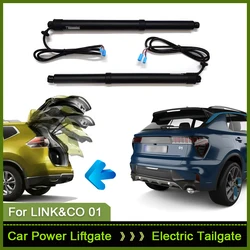 For LINK CO 01 2017~2024 Car Electric Tailgate Lift System Kit Auto Tail Gate Opener Automatic Lifting Rear Door for Trunk