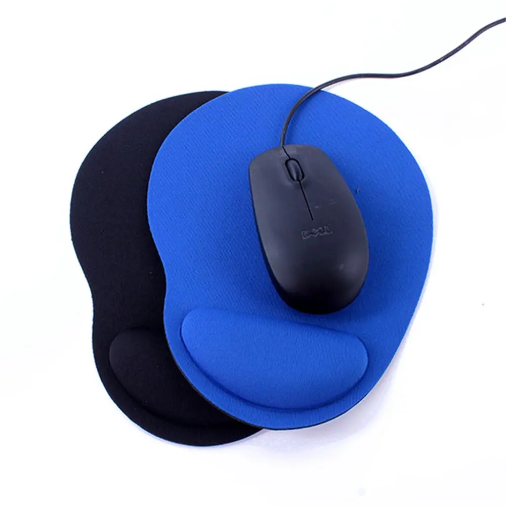 Alas Mouse Pad Ergonomis Anti Selip dengan Bantalan Pergelangan Tangan Spons untuk PC Laptop