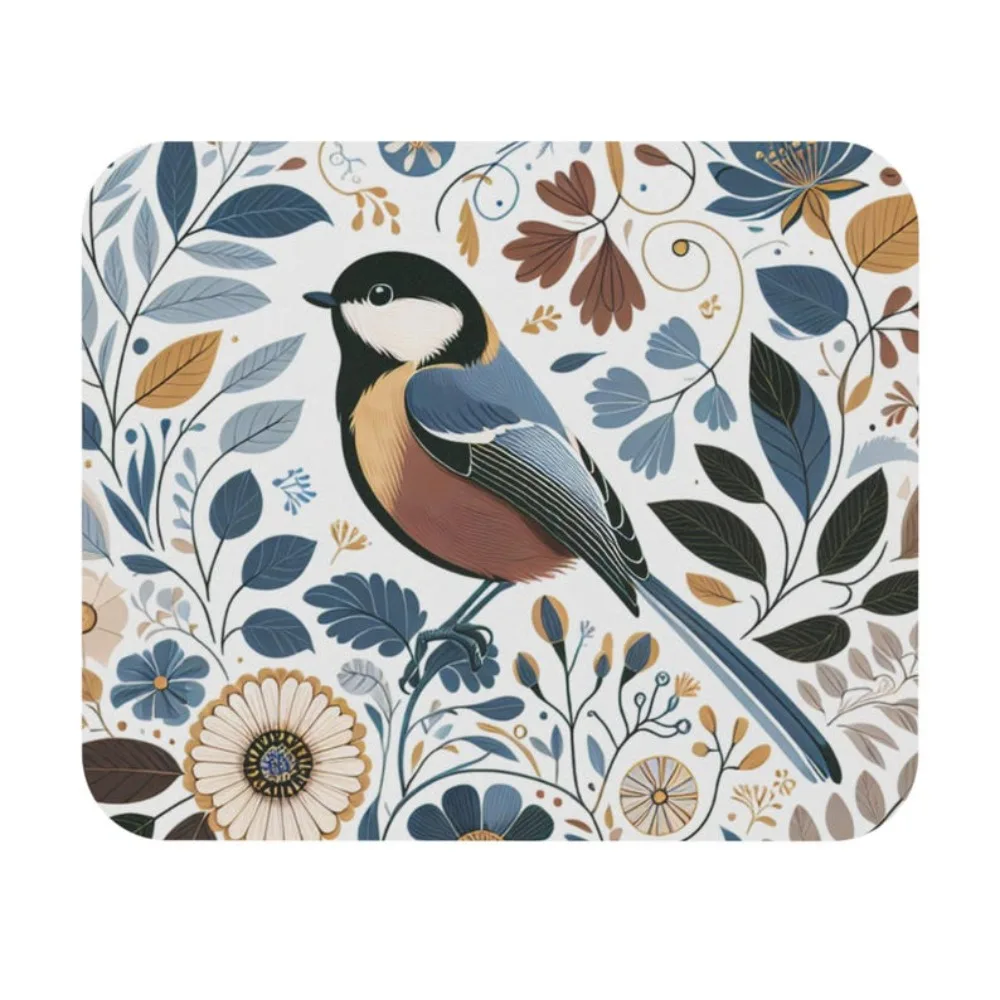 Flower and bird mouse pads, natural decoration, universal computer game accessories for home and office, high-quality desk pads