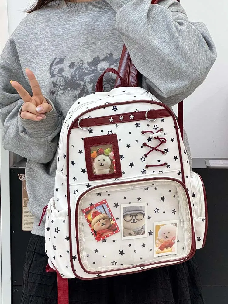 Kawaii Starry Harajuku Pastel Ita Backpack