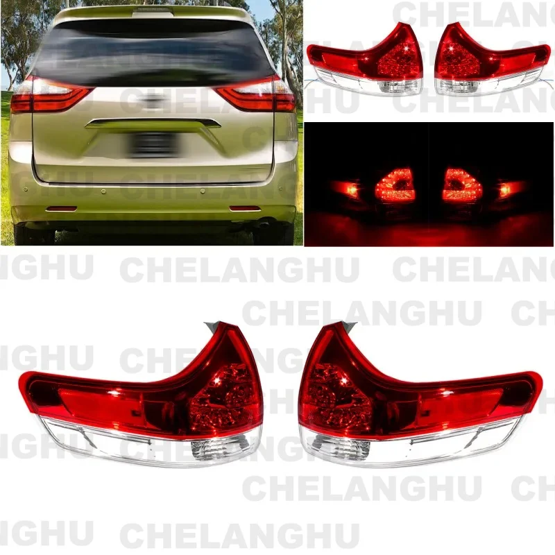 For Toyota Sienna 2011 2012 2013 2014 Pair Left+Right Side Outside Tail Lamp Light 81560-08030 81550-08030