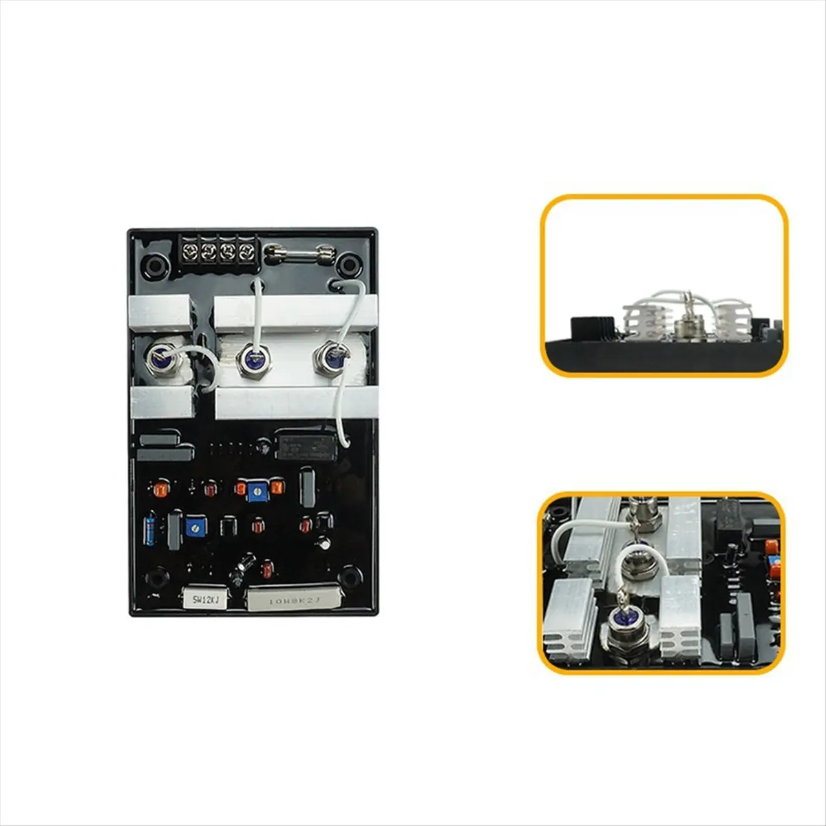 (A12R) GAVR-35A Régulateur de tension automatique AVR Stabilisateur GAVR 35A Carte de contrôle d'excitation Pièces de rechange pour groupe électrogène