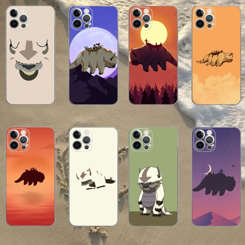 أفاتار جراب شفاف ، Apple Yip ، iPhone 13 ، 12 ، Mini ، 11 ، Pro ، Max ، Plus ، X ، XR ، XS ، 8 ، SE ،