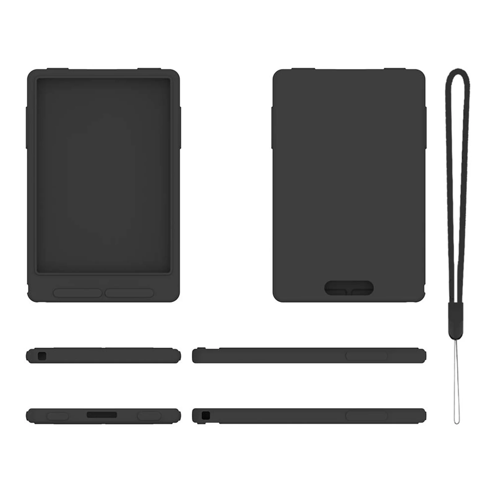 Shockproof Silicone Cover for XTEINK X3 EBook Reader Slim Fit Full Body Protective Shell Dustproof Anti-Scratch with Lanyard