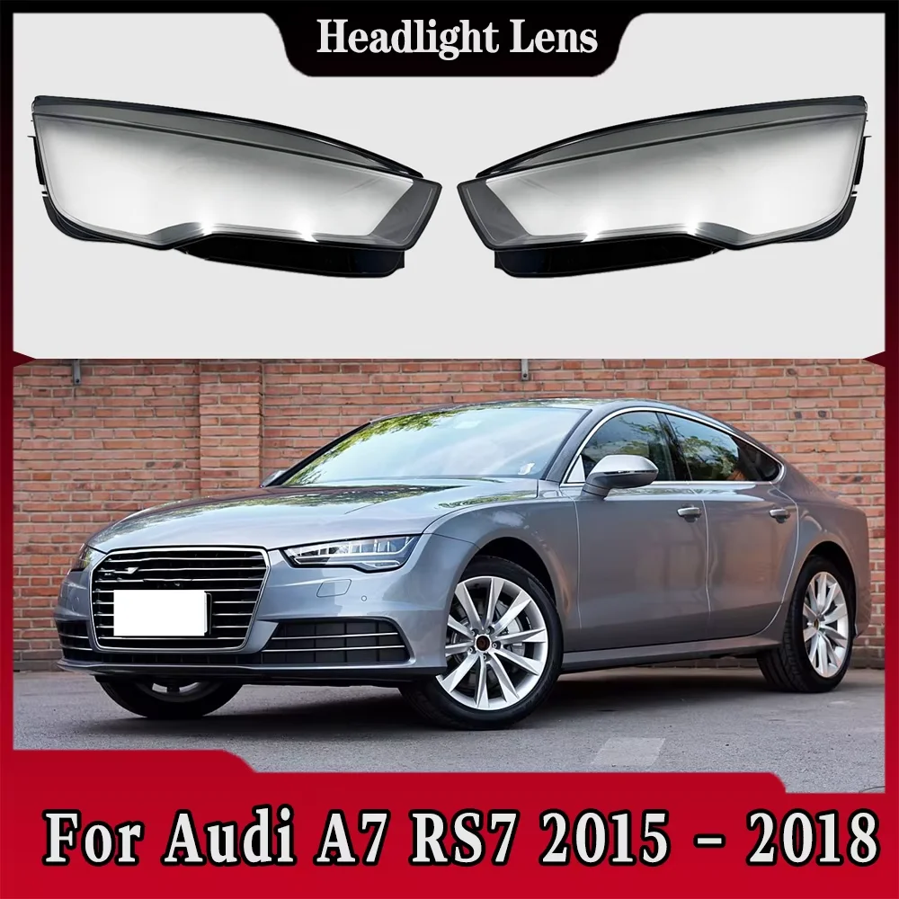 

Для Audi A7 S7 RS7 Sportback 2015 2016 2017 2018, крышка передней фары, абажур из плексигласа, замена оригинальных линз