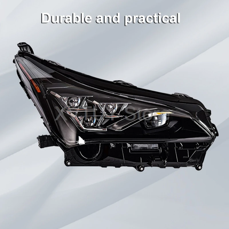 Headlights For Lexus NX 2015-2021 LED Assembly SUV Upgrade Front Lamps 4 Eyes Matrix-Style Turn Signal Light Auto Accessories