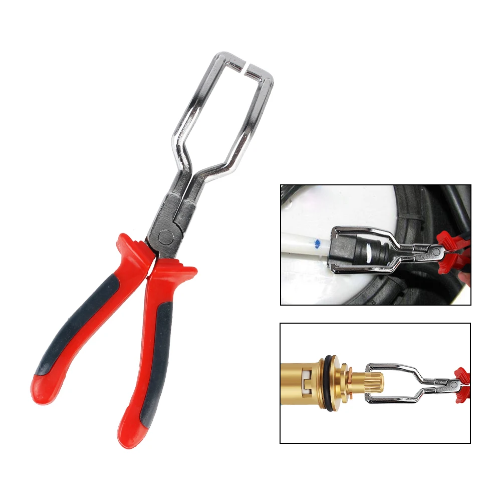 Steel Fuel Tube Pliers Car Gasoline Pipe Joint Fittings Calipers Filter Hose Release Disconnect Repair Tools Removal Pliers