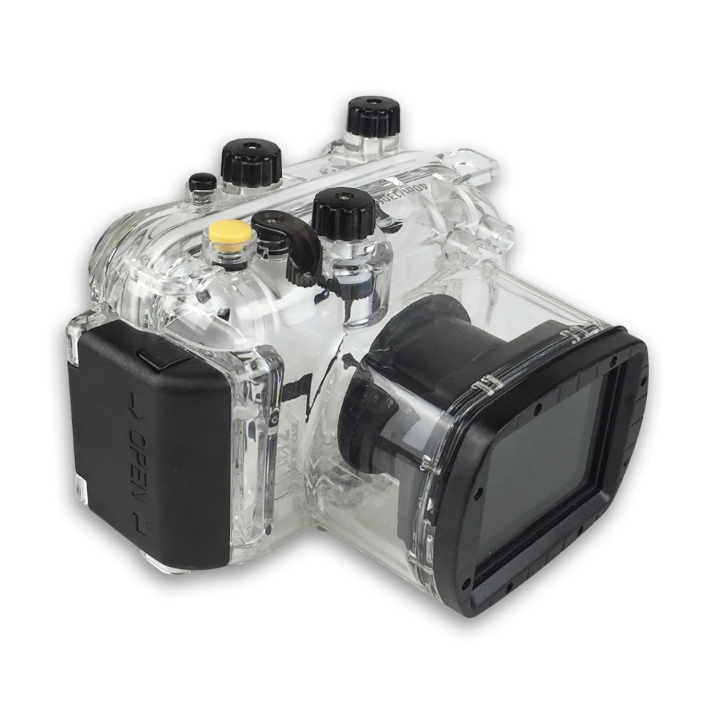 For Canon G11 G12 G15 G16 G1X G1X-2 ii WP-DC34 Bag Case Cover，40m 130ft Waterproof Box，Underwater Housing Camera Diving Case