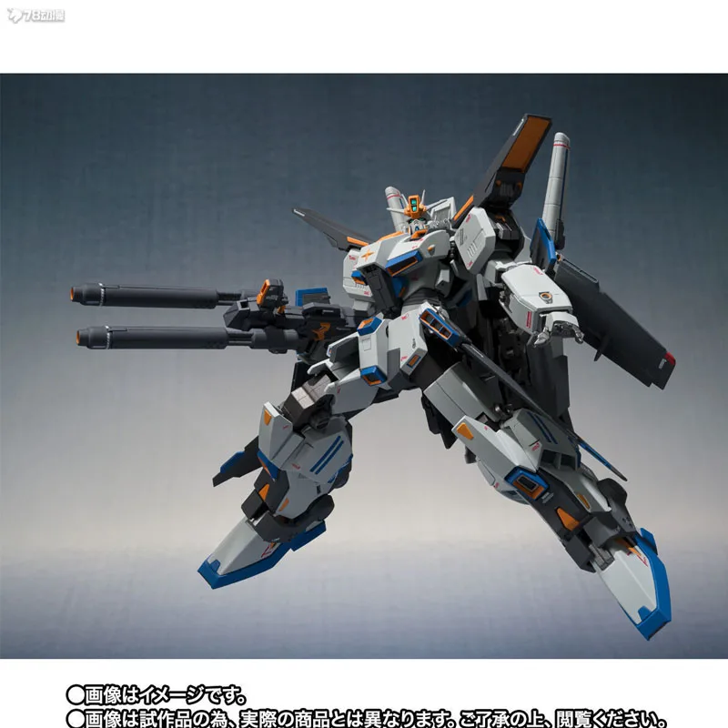 Bandai Original Mobile Gundam METAL ROBOT PROTOTYPE ZZ GUNDAM MOBILE SUIT MSZ-009 Anime Action Figures Toys For Boys Gift Model