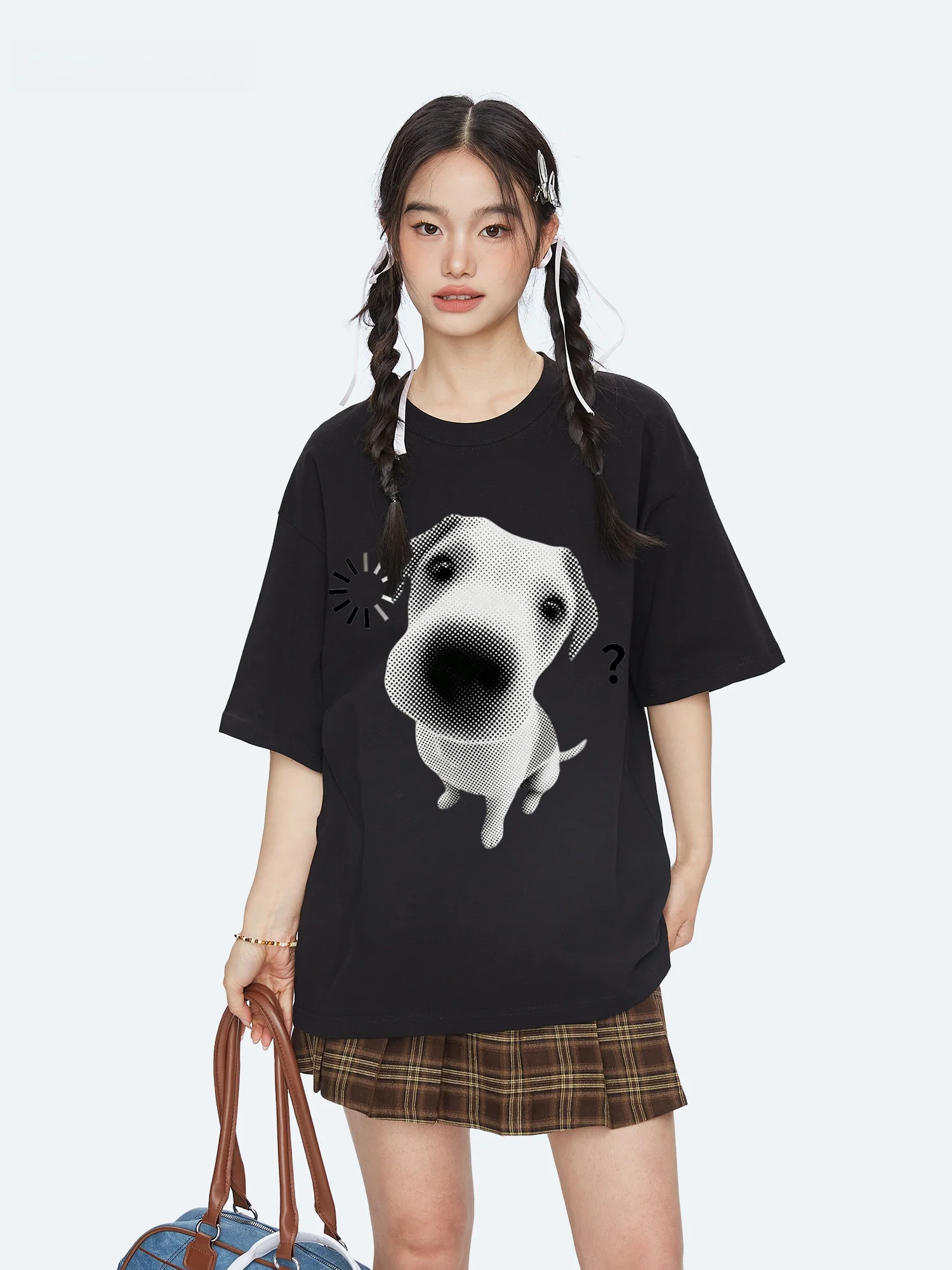 

Женская футболка Capricorn Pixel Funny из чистого хлопка с короткими рукавами, летняя новинка, свободный крой, топ с короткими рукавами, уличный стиль, с принтом