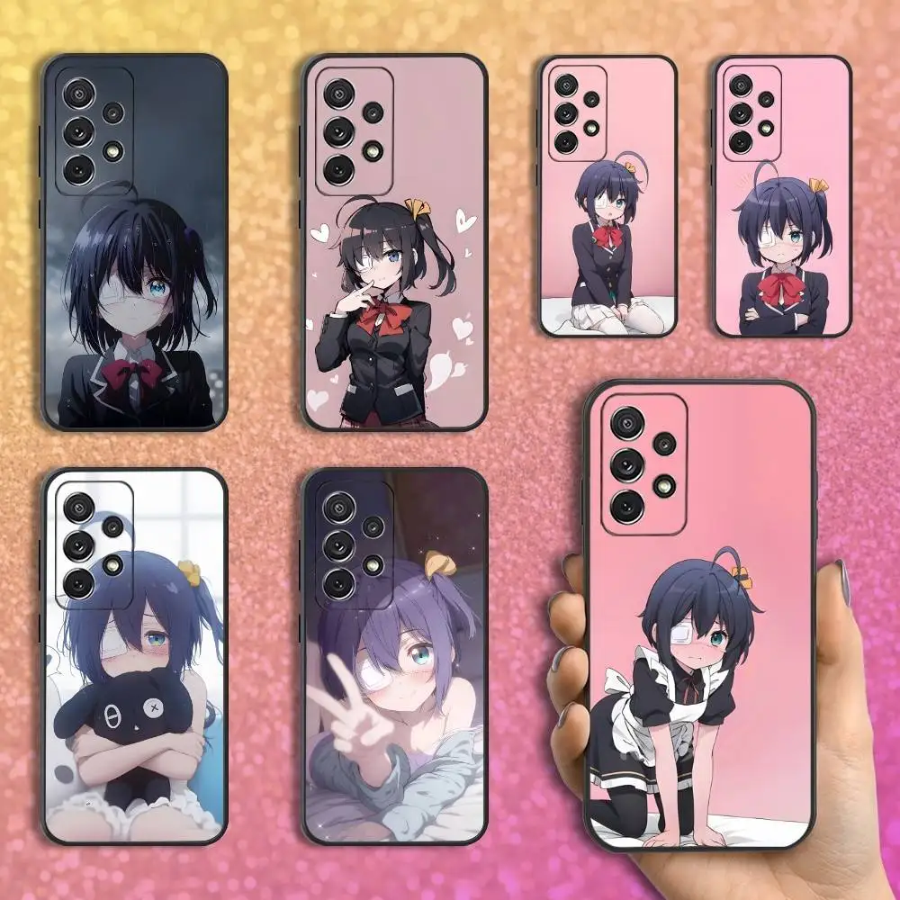 

R-Rikka Anime T-Takanashi Phone Case For Samsung S25,S24,S23,S22,S21,S20,S10,Ultra,Plus,Lite,FE,Soft Silicone Black Cover
